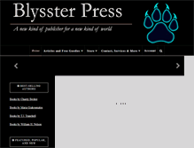 Tablet Screenshot of blysster.com